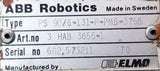 ABB Robotics ELMO PS 90/6-131-P-PMB-3758 Servo Motor 3 HAB 3655-1