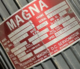 Magna 183-18-0189-0 Permanent Magnet DC Servo Motor 2700 RPM 120 Torque 230V