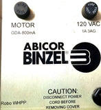 Abicor Binzel Push Pull Power Supply Motor GDA-800mA Fuse 120VAC 1A 3AG
