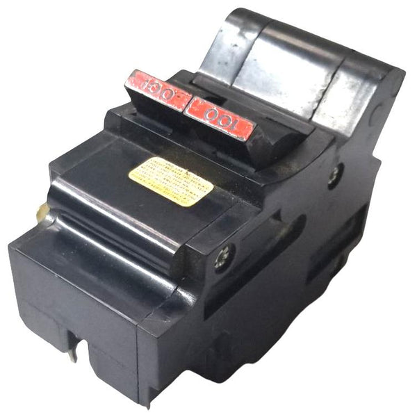 Disjoncteur Federal Pacific NC250 50A 2P 240V - Rouge, D’occasion, état Correct