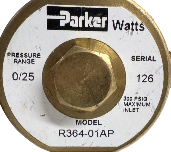 Parker Watts R36401AP Air Pressure Regulator 300 PSIG W/ Ashcroft Gau