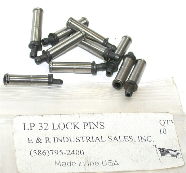 10 New E&R Industrial LP32 Lock Pins 3/8" Inscribed Circle 3/32 Hex f