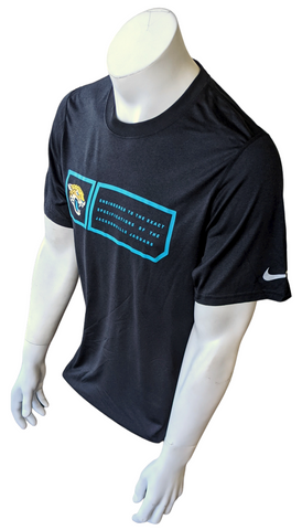 Nike Dri Fit Men's Jacksonville Jaguars Engineered Black Short Sleeve Shirt XL