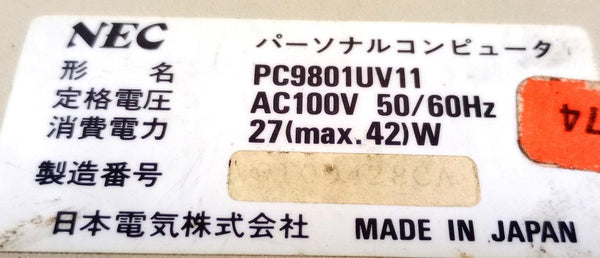 Module Alimentation NEC PU720 Pour PC-9801US / Sodick EDM - Révisé - Bon état