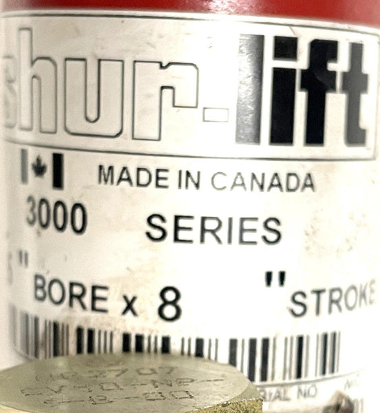 ShurLift 1200241 3000 Series Hydraulic Cylinder 1.5" Bore x 8" Stroke