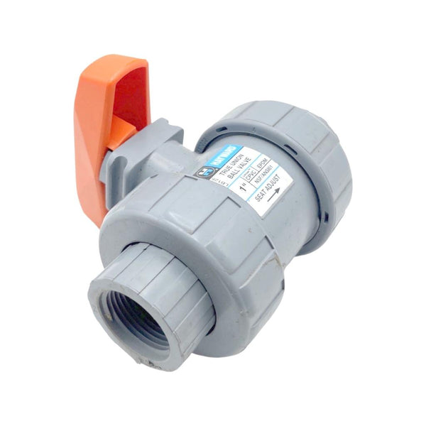 Hayward LB124 True Union Ball Valve 1" CPVC VITON NSF/ANSI61 Full Port