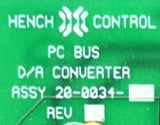 Hench Control 20-0034-01 PC Expansion Bus D/A Converter Side Mount