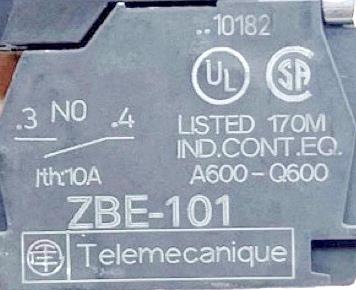 TELEMECANIQUE ZBE101 Single Contact Block – New Industrial Control Switch Component
