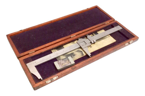 Brown & Sharpe No. 570  13" Vernier Caliper With Wooden Case