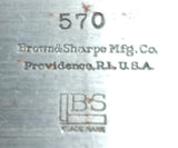 Brown & Sharpe No. 570  13" Vernier Caliper With Wooden Case