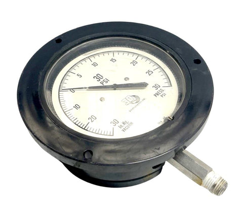 3D Instruments 25104-48B11GAD Pressure Gauge 0-30PSI Pressure/Vacuum