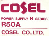Cosel R50A Power Supply R Ser 5V 100-120VAC 1.2-10A 50-60Hz