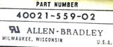 Allen-Bradley 40021-559-02 Disconnect Switch