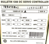 Allen-Bradley Bulletin 1388B-AV20-A DC Servo Controller 1388 Ser B 120V 1.6-10A