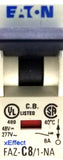 Eaton FAZ-C8/1-NA-SP Circuit Breaker 1P 240-415V IEC 60947-2