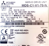 Mitsubishi Electric MDS-C1-V1-70-N Servo Drive 7kW 33.5A 155V 0-240HZ 3 Phase