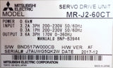 Mitsubishi Electric MR-J2-60CT Servo Drive 0.6kW 3.6A 3PH 200-230V 50/60HZ