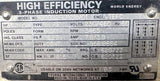 Toshiba B0032FLF2AM01 Induction Motor 3PH High Efficiency 3465rpm 3HP 8.5A 60Hz
