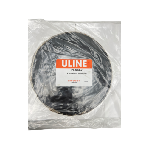 Lot of (2) Uline H4467 Adhesive Butyl Pad 8" Surplus Select