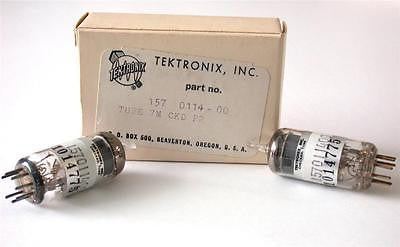 NEW IN BOX GE TEKTRONIX TESTED POWER TUBE MODEL 157-0114-00 / 12AU6 (6 AVAIL.)