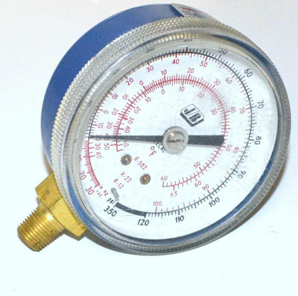 JB INDUSTRIES R502 0350 PSI 0100"HG VACUUM GAUGE 1/8" NPT Surplus