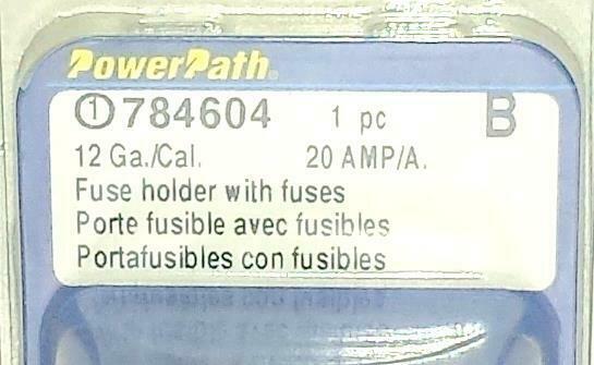 New Federal Mogul Powerpath 784604 In-Line Fuse Holder 20 Amp