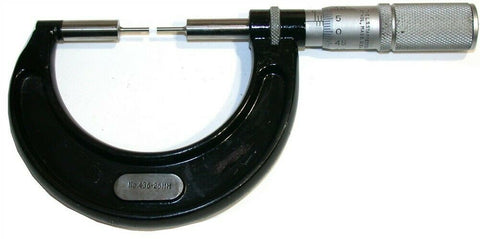 Starrett Spline Pin .01mm Micrometers 0 To 25MM #436 Calibrated