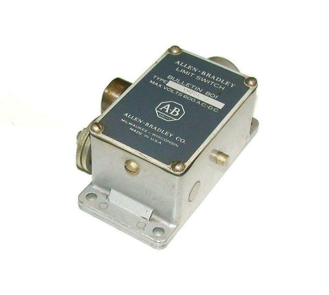Allen Bradley  801ASB1-1  Limit Switch  120V/3 A - 600V/0.6 A