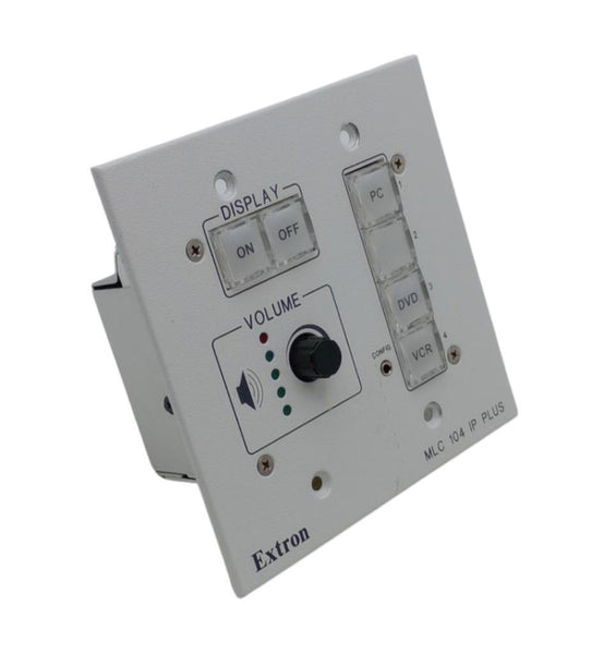 Extron MLC 104 IP Plus MediaLink LED Audio/Video Controller Wall Modul