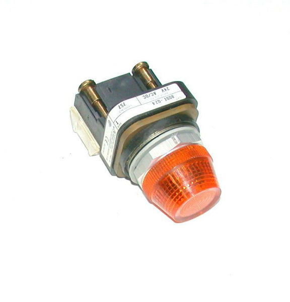 AMBER ALLEN BRADLEY 800TQ24 PILOT LIGHT INDICATOR