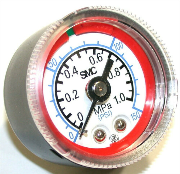 SMC Pressure Gauge With Limit Indicator Color Zone Type G36-10-01 - 0-1.0 MPa Range