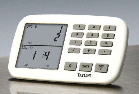 NEW TAYLOR 752 RECIPE CONVERTER TO CALCULATE MEASUREMENTS BASED ON SERVING SIZE
