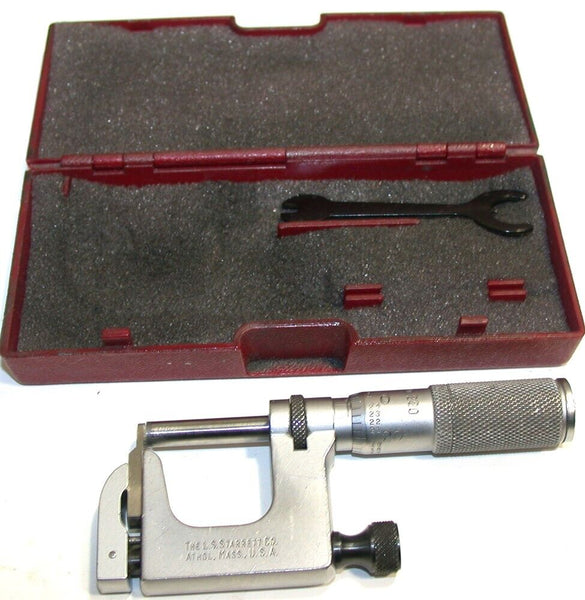 Starrett 01" Anvil .001" Micrometer 220CFL w/case Surplus Select