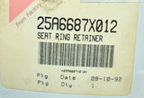 NEW FISHER 25A6687X012 SEAT RING RETAINER
