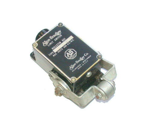 Allen Bradley  801 ASB1-5  Roller Limit Switch 10 Amp 600 VAC