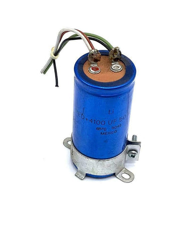 T.I 8046 Capacitor 4100 uF 50 VDC (2 Available)
