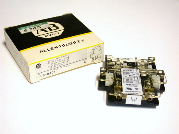Allen Bradley (AB) Auxiliary Contact CAT 195-MA13 main image 0