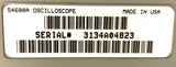 Hewlett Packard HP 54600A Oscilloscope 100 MHz 2 Channel