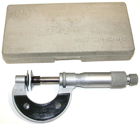 VIS Disc Flange .001" Micrometer 0 To 1" Calibrated