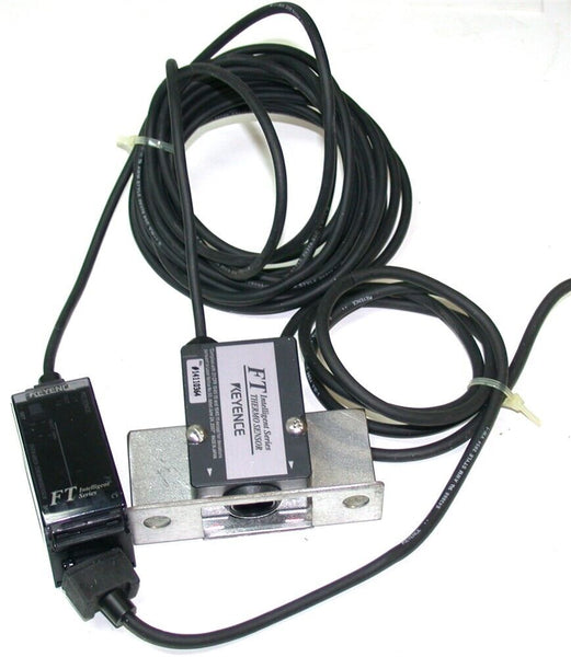 Keyence FT50AW Digital Infrared Temperature Amplifier w/ FTH30 Senso Surplus Select