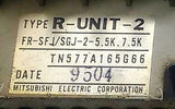Mitsubishi Electric  FR-SFJ/SGJ2-5.5K.7.5K  R-UNIT-2 Resistor Dynamic Brake