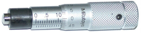 Mitutoyo 0-13mm 9.5mm Dia Sperical Face Zero-Adjust Micrometer Head 148-853