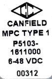 Canfield P5103-1611000 Connector MPC Type-1 6-48VDC 00312