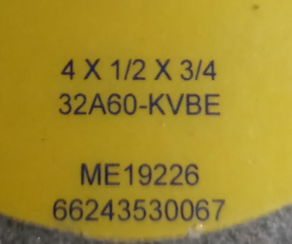 Norton 32A60KVBE Grinding Wheel 4" x 1/2" x 3/4" 1 Piece Surplus