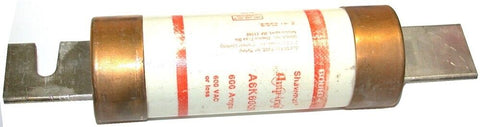 Up to 3 Gould Shawmut 600V 600A Blade Fuses A6K600R