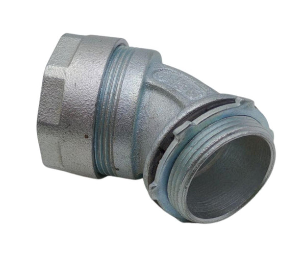 Lot of (2) OZ/Gedney 40150 11/2" NPT Conduit Elbow Fitting Surplus