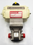 El-O-Matic ES.2.5-3 Pneumatic Valve Actuator 120 PSI W/ Valve