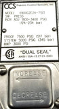 CCS 6900GZE24-7103 Dual Snap Pressure Switch 1800-3400 PSI