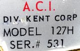 A.C.I. Kent 127H Crimp Tool 531-H