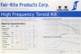 Fair-Rite High Frequency Toroid Kit 32pc